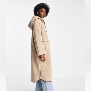 NWT ASOS Teddy Coat